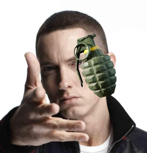 Eminem throwing grenade Memes - Imgflip