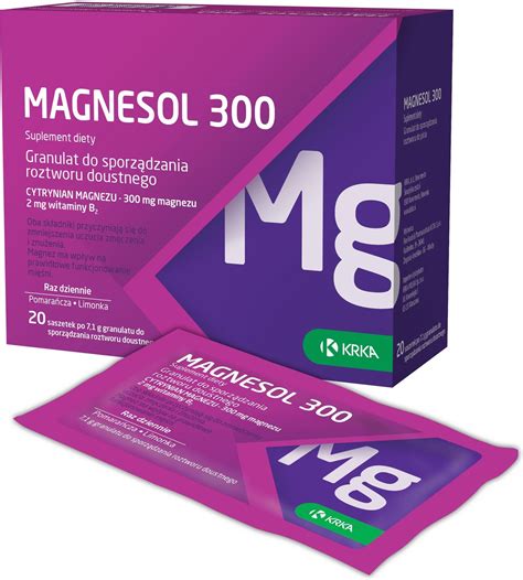 KRKA Magnesol 300 20 sasz. - Opinie i ceny na Ceneo.pl