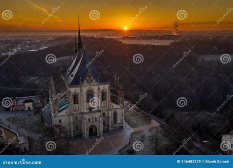 Kutna Hora is City from 12 Century Stock Image - Image of drone, nature ...