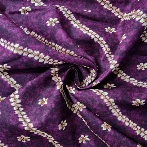 ILIANA 2.5 Meter Unstitched Pure Cotton Printed Fabric | Multi-Purpose ...