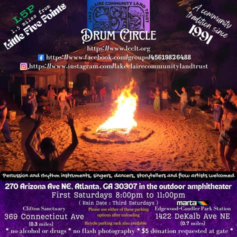 Lake Claire Community Land Trust Drum Circle | Lake Claire Community ...