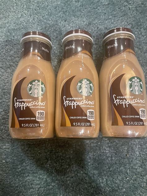 Starbucks Mocha Frappuccino Coffee Glass Bottle - 9.5oz, 3 pack ...