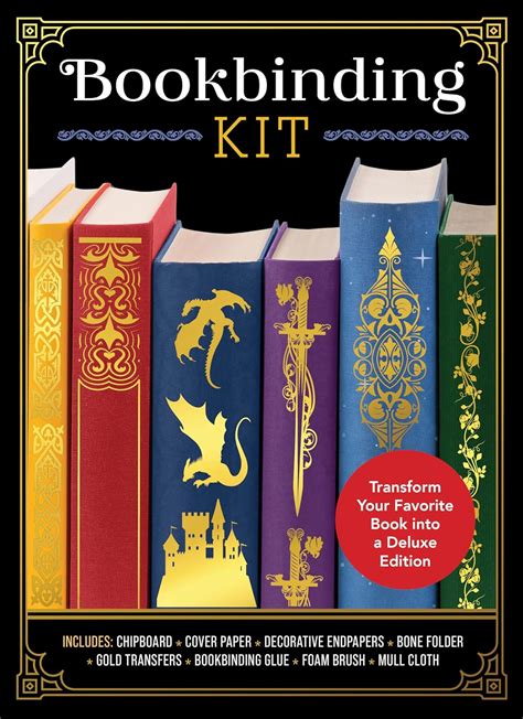 Bookbinding Kit: Transform Your Favorite Book into a Deluxe Edition ...