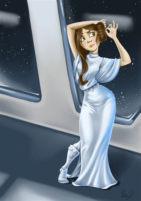 Princess Leia Pin Up by PeasantPrincessKing on DeviantArt