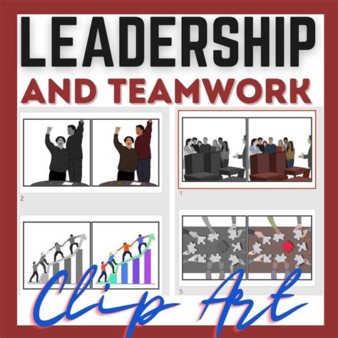 Teamwork and Leadership Clip art for Middle to High School | Made By ...