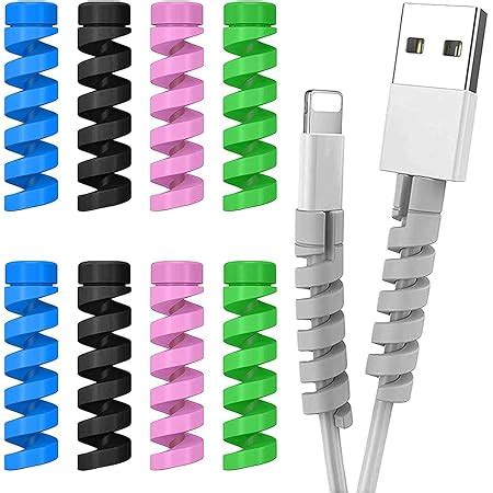 SKYCELL Spiral Charger Cable Protectors for Wires Protector Data Cable ...