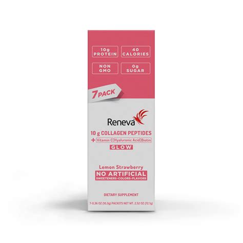 Buy Reneva Collagen Powder - 10g Collagen Peptides (Type I and III ...