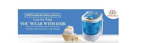 DMR Portable 3 kg 2 Star Single Tub Top Load Mini Washing Machine with ...