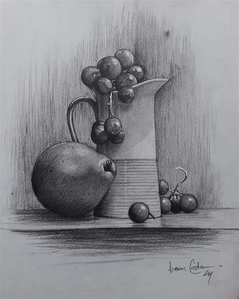 Still Life Drawing Ideas with Fruit