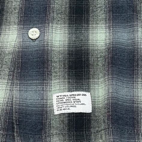 【size S】WTAPS ダブルタップス オンブレチェック オープンカラー シャツ 開襟シャツ | Lifeusedclothing