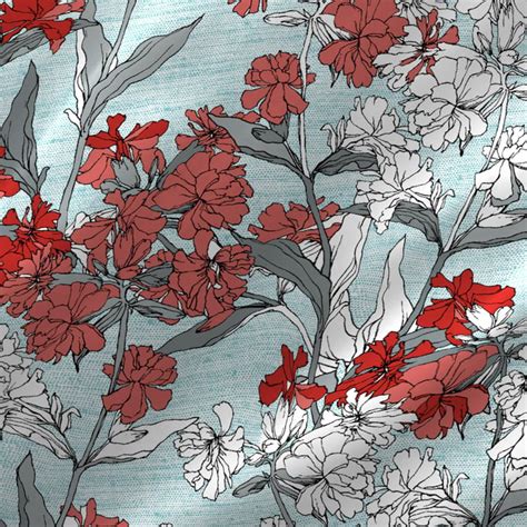 Buy LAYERS Milano Blue Floral Print Cotton Queen Bedsheet Set - 3Pcs ...