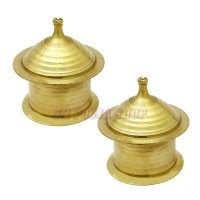 Akshata Haldi Kumkum Container in Peepal Leaf Shaped online
