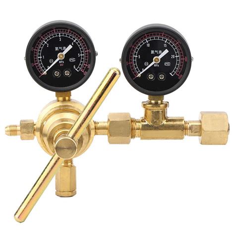 Buy 60kg Brass Nitrogen Regulator Pressure Gauge Nitrogen Pressure ...