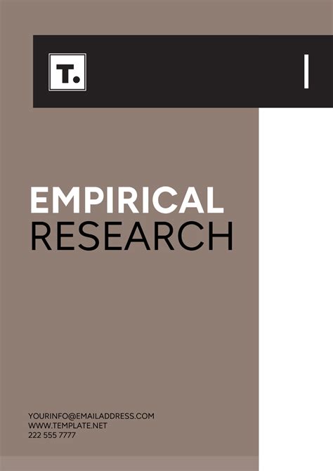 Empirical Research Template - Edit Online & Download Example | Template.net