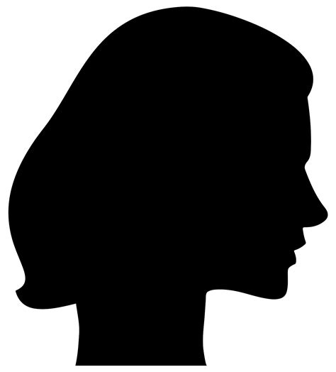 Download #008000 Female Head Silhouette Modified SVG | FreePNGimg