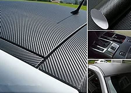 HAPPYMATES Vinyl Wrap for Cars Carbon Fiber 3D Carbon Fiber Wrap Roll ...