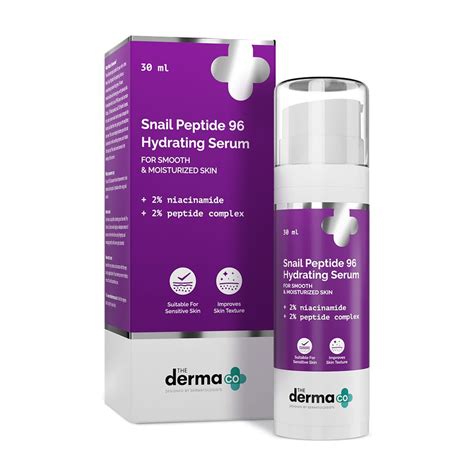 Snail Mucin Serum with Peptide 96 Hydrating Serum- 30ml – The Derma Co