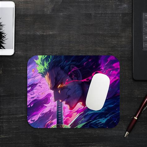 Zoro Aesthetic Mouse Pad – Perfect For Anime Fans – kaizokustyle