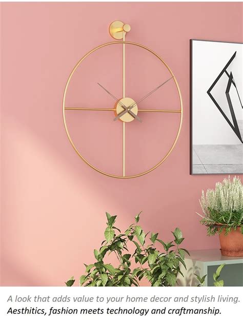 SND Premium Wall Clock with Modern Look for Dining Room, Lobby ...