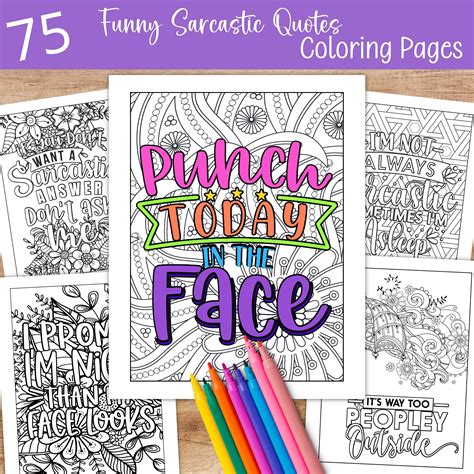 Funny Quote Coloring Pages For Adults [2025]