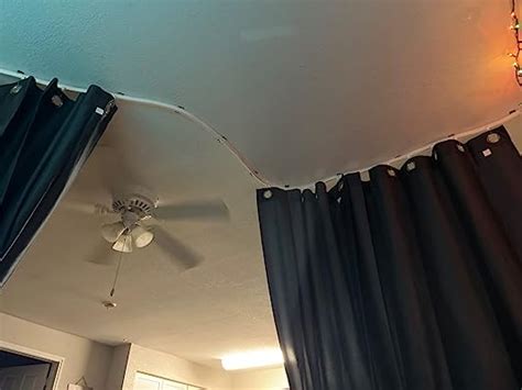 Buy VRSS Flexible Bendable Curved Ceiling Curtain Track, 2 Meters(6.6 ...