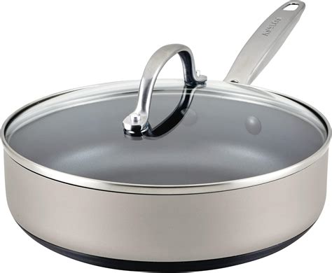 Amazon.com: Anolon Achieve Hard Anodized Nonstick Sauté Pan with Lid, 3 ...