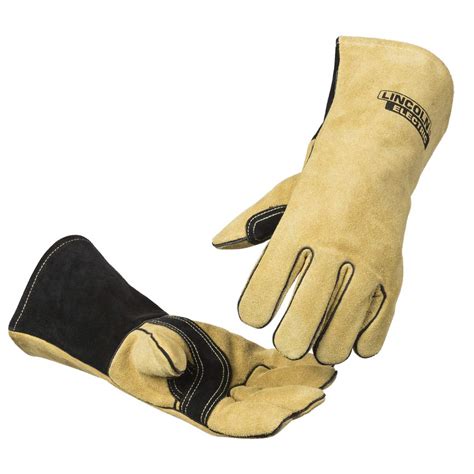 Lincoln Electric Heavy Duty MIG/Stick Welding Gloves | Heat Resistant ...