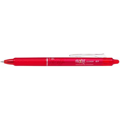 Pilot Frixion Clicker Erasable Pen Red Ink pack of 12 - Retractable ...