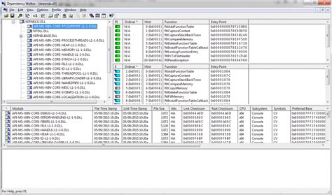 Dependency Walker Python 的图像结果