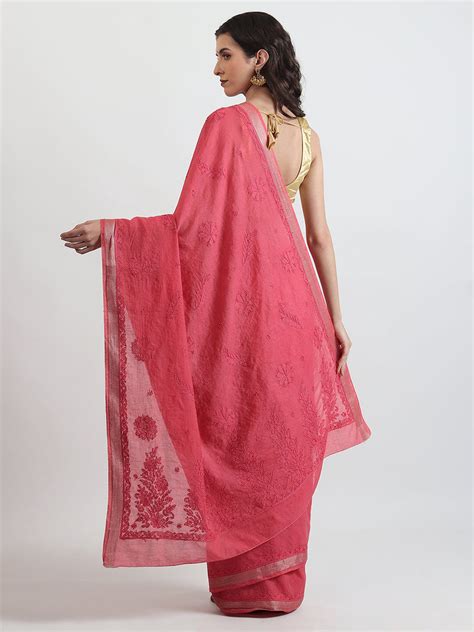 Buy Chanderi Linen Silk Sarees | Bridal & Festive Sarees India – The ...