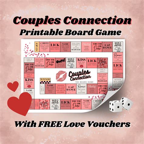 Couples Printable Board Game, Date Night, Printable Couples Games ...