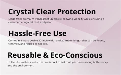 Hope Kart Plastic Sheet Roll to Cover Furniture from Dust Transparent ...