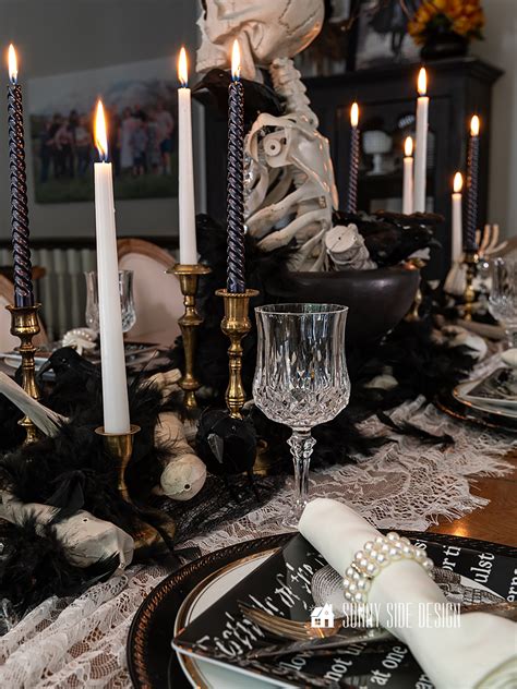 Halloween Candle Table