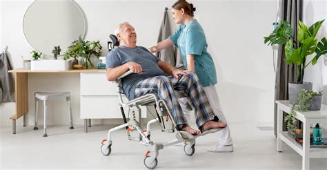 Silla de ducha y wc basculante MOBILE TILT 2 - Ayudas Dinámicas