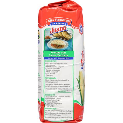 Juana Corn Meal, White, Pre-Cooked (35.2 oz) Delivery or Pickup Near Me ...
