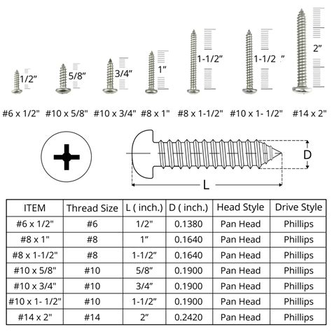 Understanding Drywall Screw Head Sizes: A Guide to 6, 8, and Beyond ...