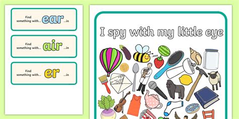 SA I Spy Phase 3 Graphemes 5 (teacher made) - Twinkl
