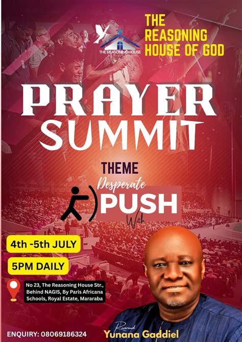 PRAYER SUMMIT , Mararaba @ Abacha Road, Abuja, 4 July 2025 | AllEvents