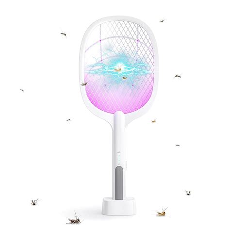 Karasales™ 2 in 1 Mosquito Bat Killer Racket Rechargeable Handheld ...