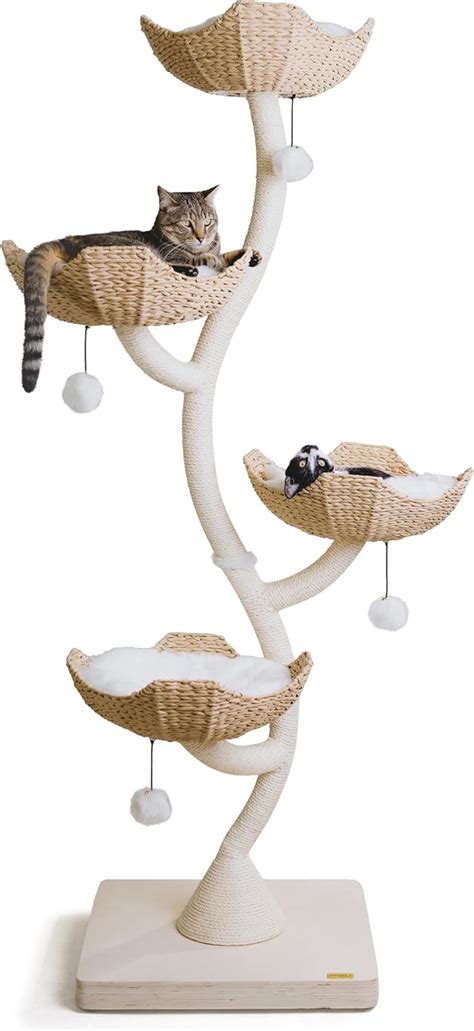 Mau Lifestyle MAU 73 Tall Modern Cat Tree Scratching Tower for India | Ubuy