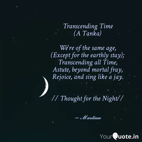Transcending Time (A Tank... | Quotes & Writings by Martian Mirth ...