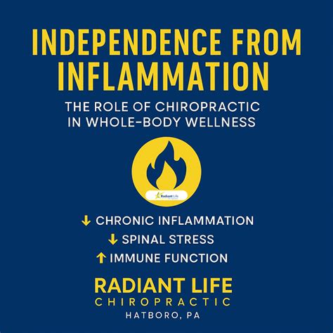 Independence from Inflammation: The Role of Chiropractic in Whole-Body Wellness | Radiant Life ...