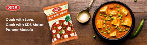 SDS Matar Paneer Masala - 40g (Pack of 9) | Homemade Powdered | for ...