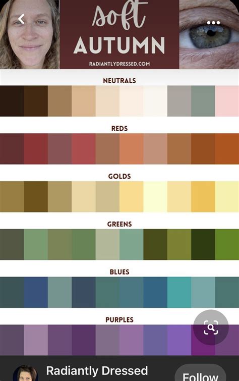 Soft Autumn Color Palette