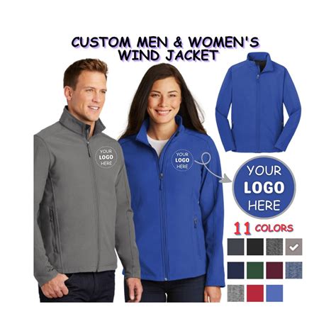 Custom Soft Shell Jacket | Personalized Logo Embroidered Business ...