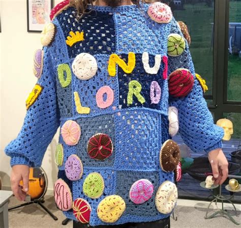 Donut Lord Sweater Pattern - Etsy