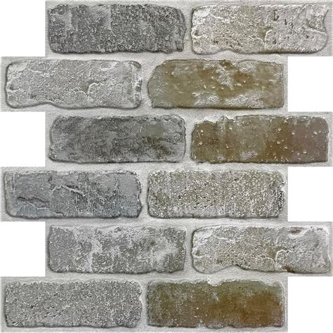 Amazon.com: Commomy 10 Pcs 3D Faux Brick Wall Panels Peel and Stick ...