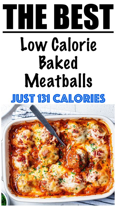Low Calorie Baked Meatballs - Lose Weight By Eating