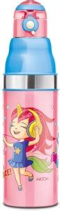 MILTON KOOL STUNNER-600 Inner Steel Water Bottle for Kids 520 ml Bottle ...