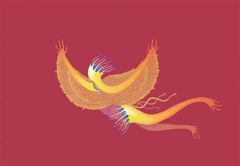 "Yaksha": Orange-Red contemporary painting by Nitesh Panchal | ArtZolo.com